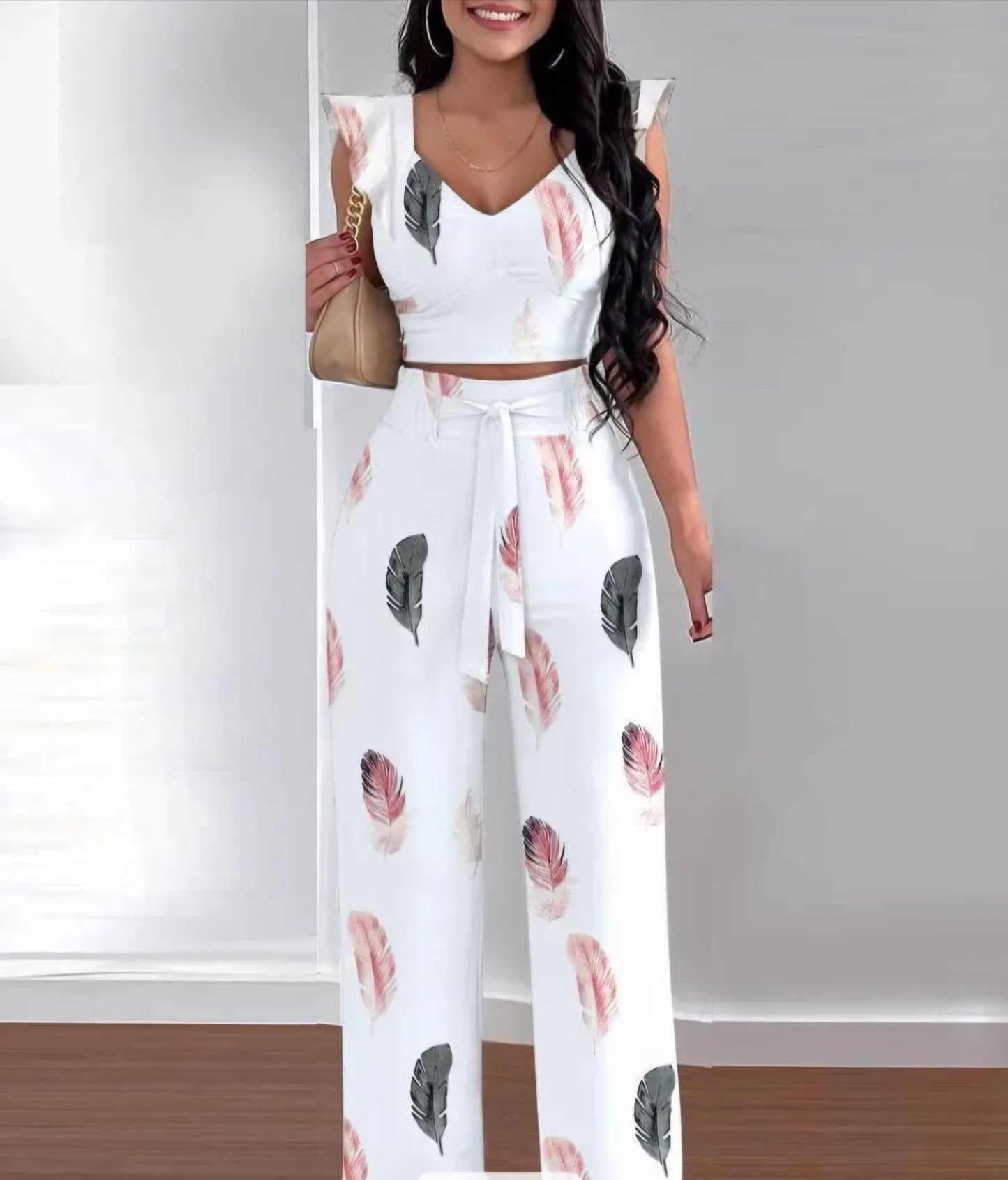 Lady 2 pieces outfit for summer